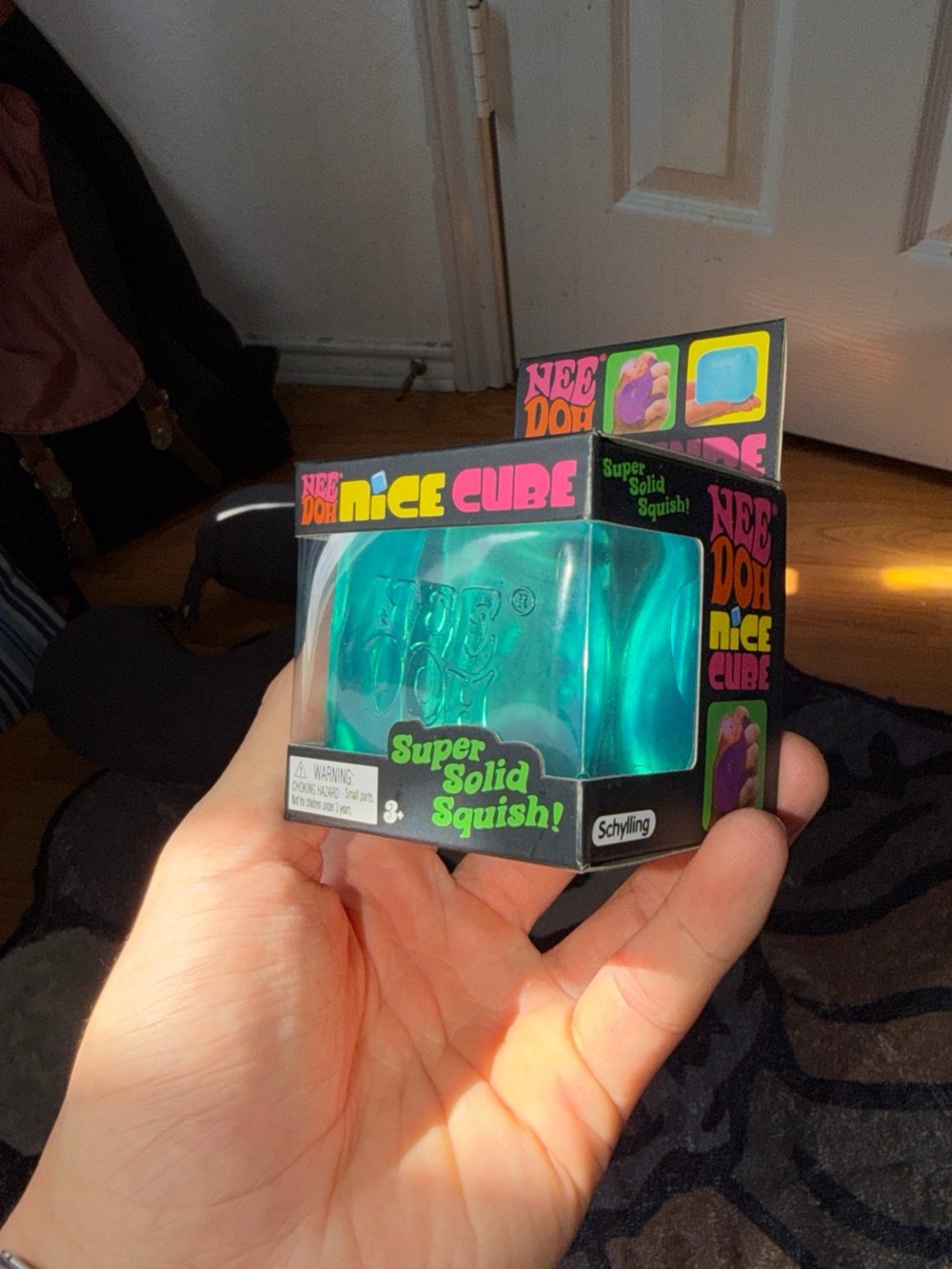 NeeDoh Nice Cube Super Solid Squish - Teal